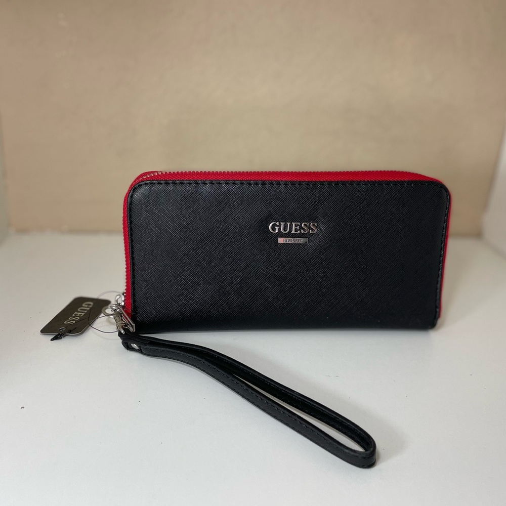 GUESS Wristlet Wallet Black NWT